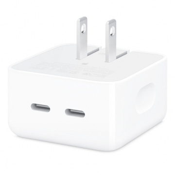 Adaptador de Corriente 35 W dos puertos USB-C